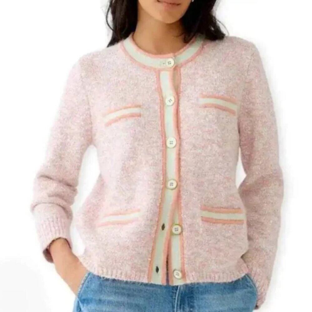J. Crew Marled Sweater Cardigan Lady Jacket